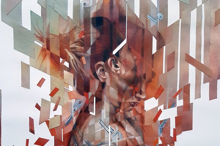 Vesod, «K», 2018, Collage auf Papier